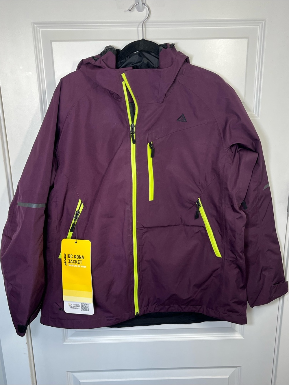 Ski-Doo BC Kona XL Deep Purple Sympatex Snowmobile Jacket NWT